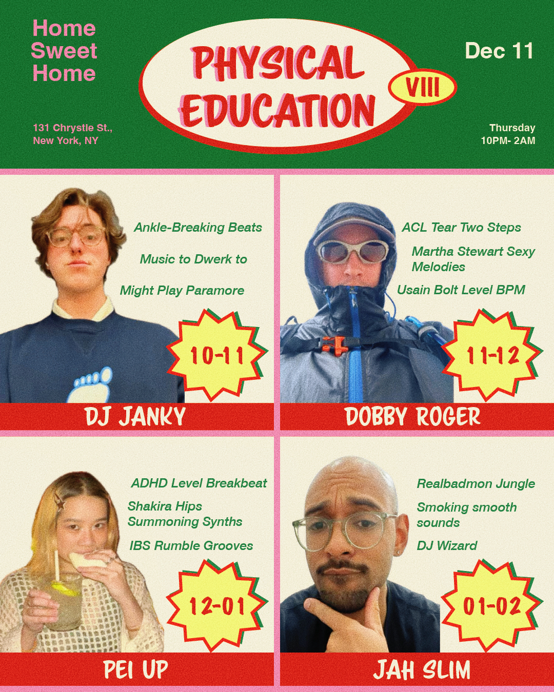 Physical Education VIII flyer