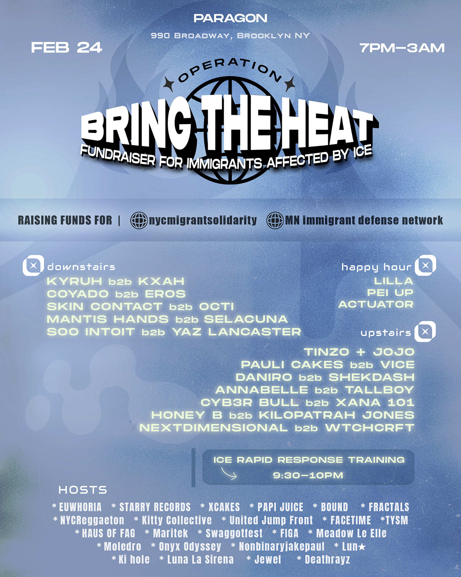 Operation Bring the Heat flyer