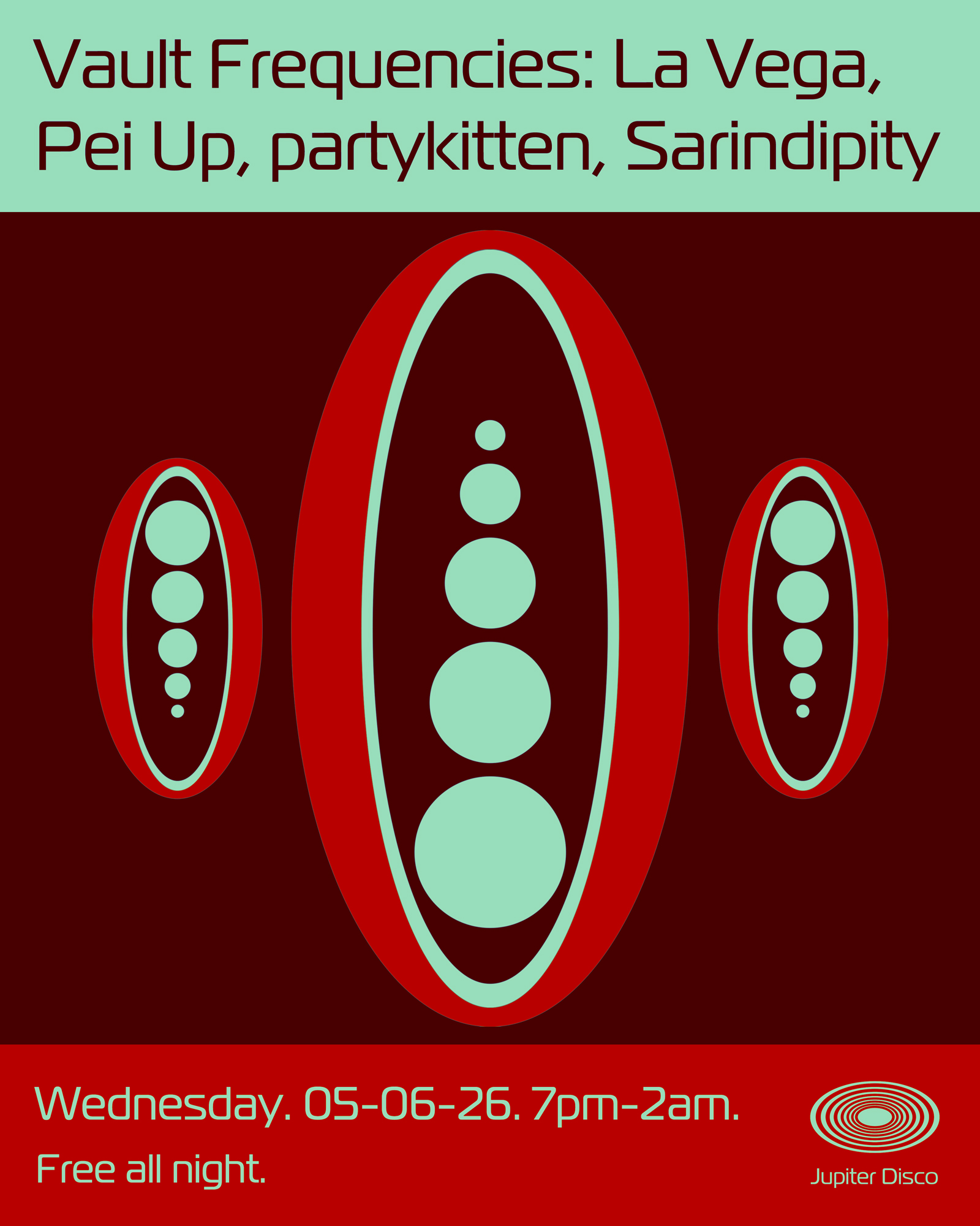 Vault Frequencies flyer