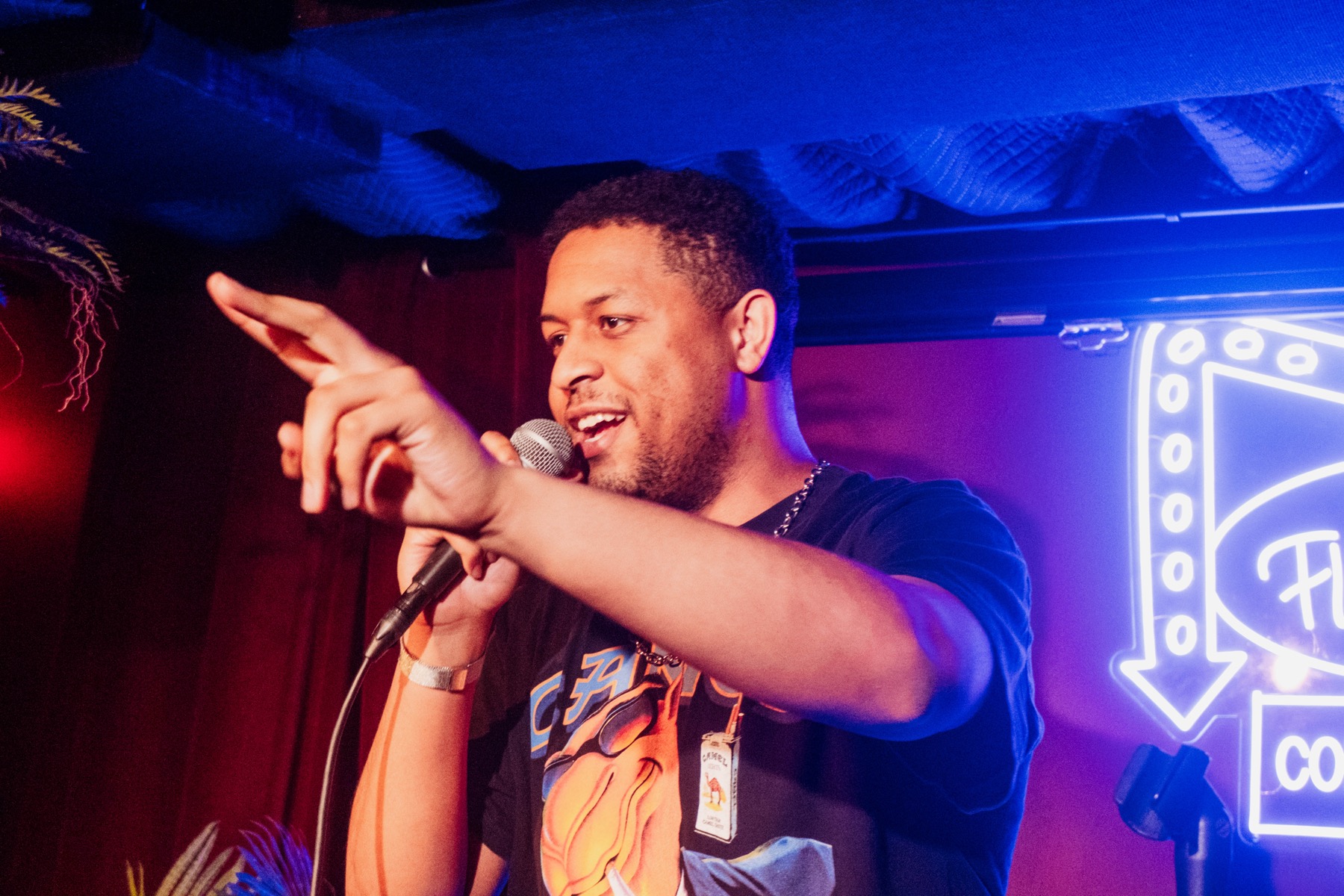 Jonathan's comedy show, shot by Pei Chiao Lin